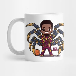 Chibi Spida Mitchell, nba player, Donovan with Cavs colors Mug